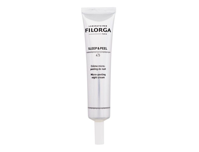 Crema notte per il viso Filorga Sleep and Peel 4.5 Micro-Peeling Night Cream 40 ml scatola danneggia