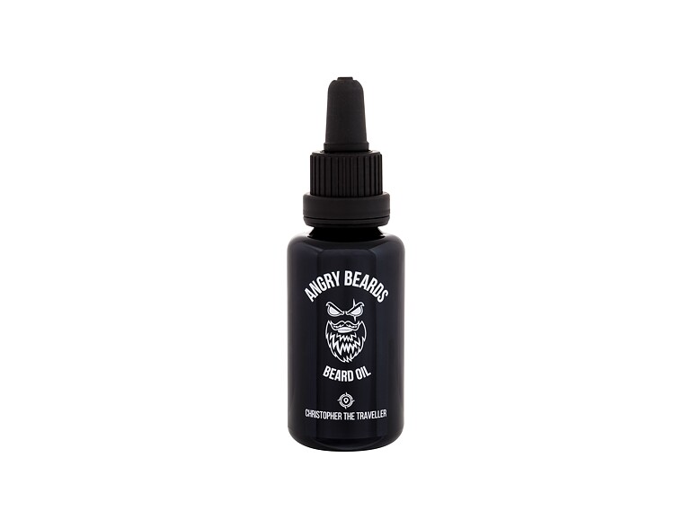 Bartöl Angry Beards Beard Oil Christopher The Traveller 30 ml Beschädigte Schachtel