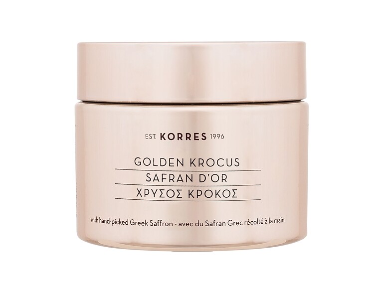 Crema giorno per il viso Korres Golden Krocus Hydra-Filler Plumping Cream 50 ml