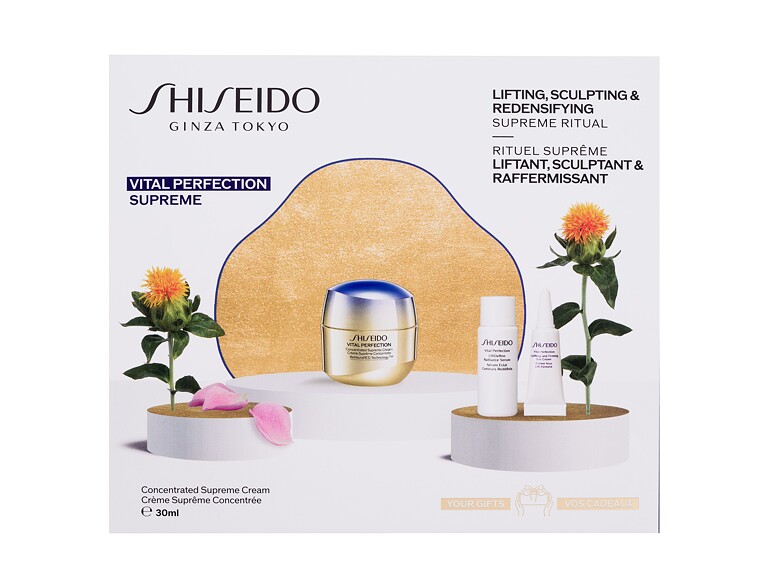 Crema giorno per il viso Shiseido Vital Perfection Concentrated Supreme Cream 30 ml Sets