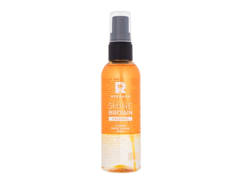 Protezione solare corpo Byrokko Shine Brown Original 2-Phase Super Tanning Spray 104 ml