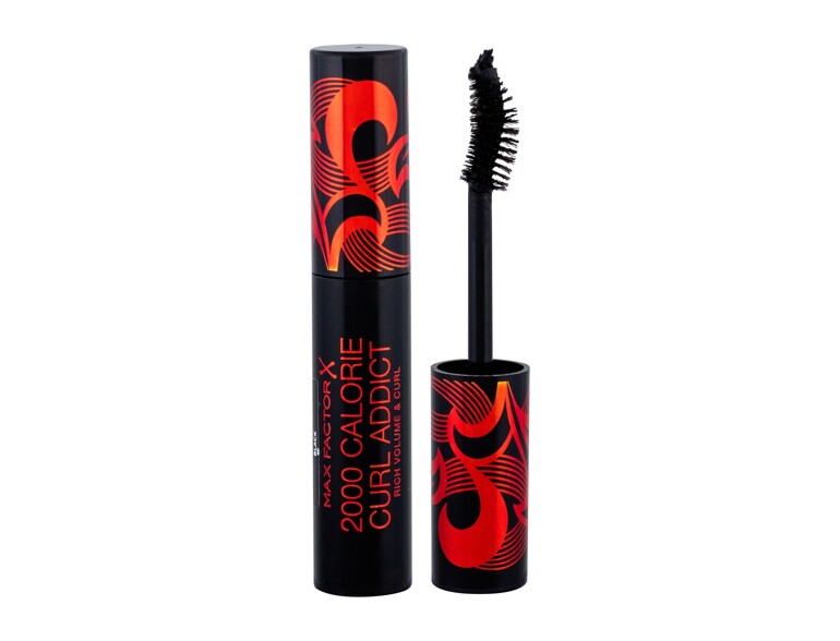 Mascara Max Factor 2000 Calorie Curl Addict 11 ml Black Beschädigte Verpackung