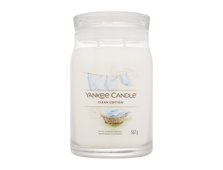 Duftkerze Yankee Candle Signature Clean Cotton 567 g