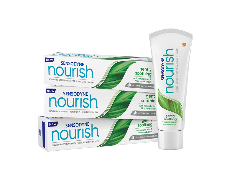 Zahnpasta  Sensodyne Nourish Gently Soothing Trio 3x75 ml