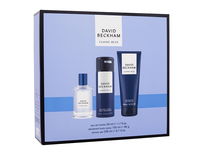 Eau de toilette David Beckham Classic Blue 50 ml boîte endommagée Sets