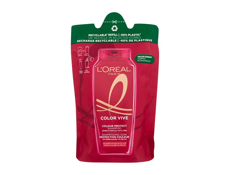 Shampoo L'Oréal Paris Elseve Color-Vive Protecting Shampoo Nachfüllung 250 ml