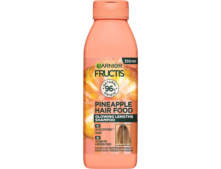 Shampoo Garnier Fructis Hair Food Pineapple Glowing Lengths Shampoo 350 ml