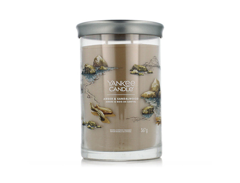 Duftkerze Yankee Candle Signature Amber & Sandalwood Tumbler 567 g