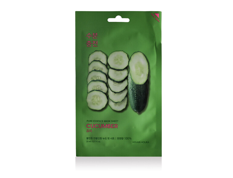 Gesichtsmaske Holika Holika Pure Essence Mask Sheet Cucumber 23 ml