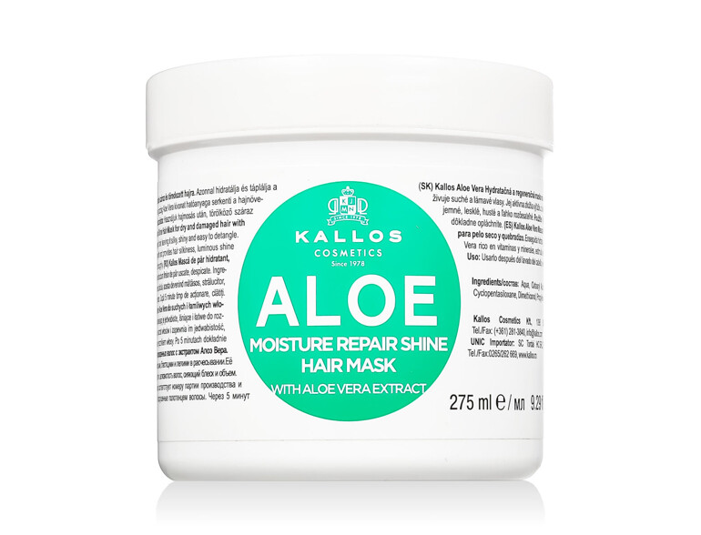 Haarmaske Kallos Cosmetics Aloe Vera 275 ml