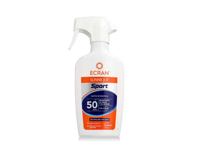 Sonnenschutz Ecran Sunnique Sport Protective Milk Spray SPF50 270 ml
