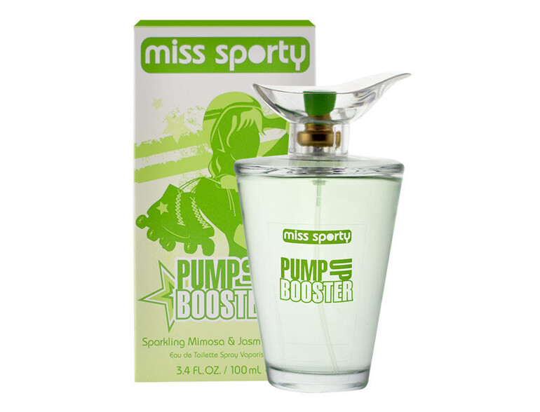 Eau de toilette Miss Sporty Pump Up Booster 100 ml boîte endommagée