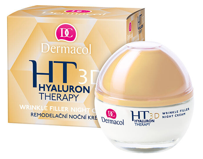 Nachtcreme Dermacol 3D Hyaluron Therapy 50 ml Beschädigte Schachtel