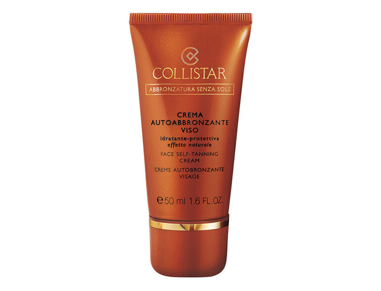 Prodotti autoabbronzanti Collistar Tan Without Sunshine Face Self-Tanning Cream 50 ml scatola danneg