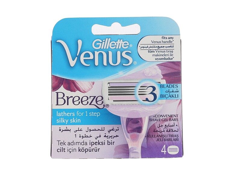 Ersatzklinge Gillette Venus Breeze 4 St. Beschädigte Schachtel