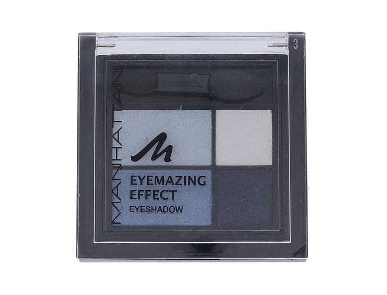 Lidschatten Manhattan Eyemazing Effect Eyeshadow Palette 15 g 71W Got The Blues Beschädigte Schachtel
