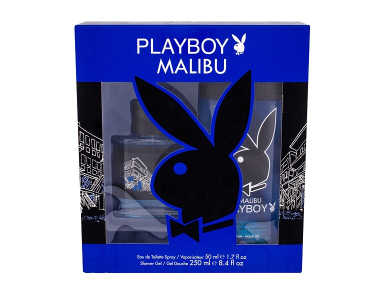 Eau de Toilette Playboy Malibu 50 ml scatola danneggiata Sets