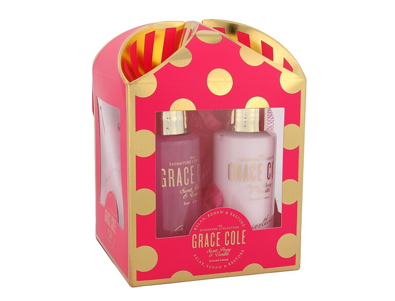 Gel douche Grace Cole Sweet Peony & Vanilla 100 ml boîte endommagée Sets