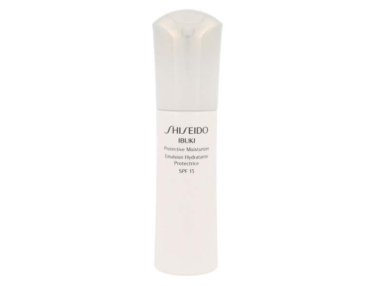 Crème de jour Shiseido Ibuki Protective Moisturizer SPF15 75 ml boîte endommagée