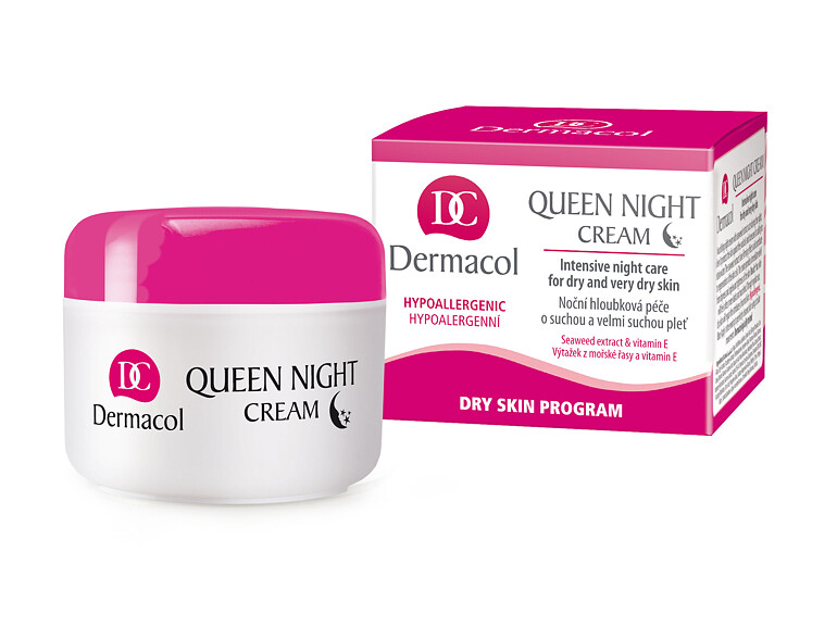 Nachtcreme Dermacol Queen 50 ml Beschädigte Schachtel
