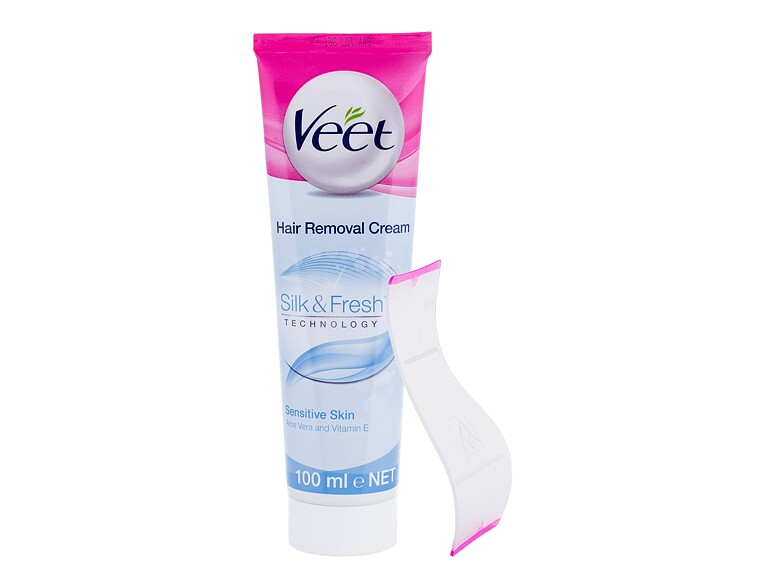 Depilationspräparat Veet Silky Fresh Sensitive Skin 100 ml Beschädigte Schachtel