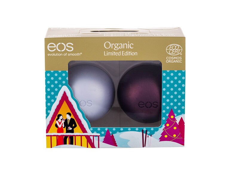 Balsamo per le labbra EOS Organic Limited Edition 7 g First Snow Sets