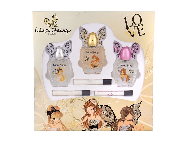 Eau de Toilette Winx Fairy Couture Collection 3x58 ml Sets