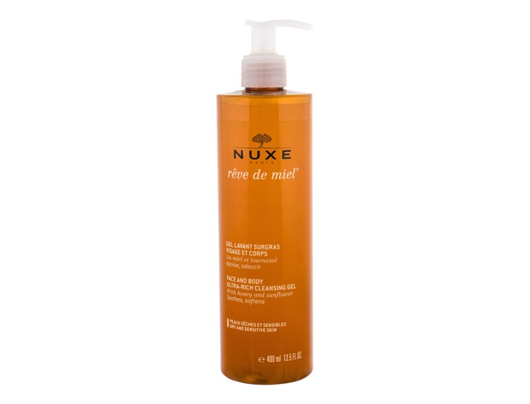 Doccia gel NUXE Rêve de Miel® Face And Body Ultra-Rich Cleansing Gel 400 ml