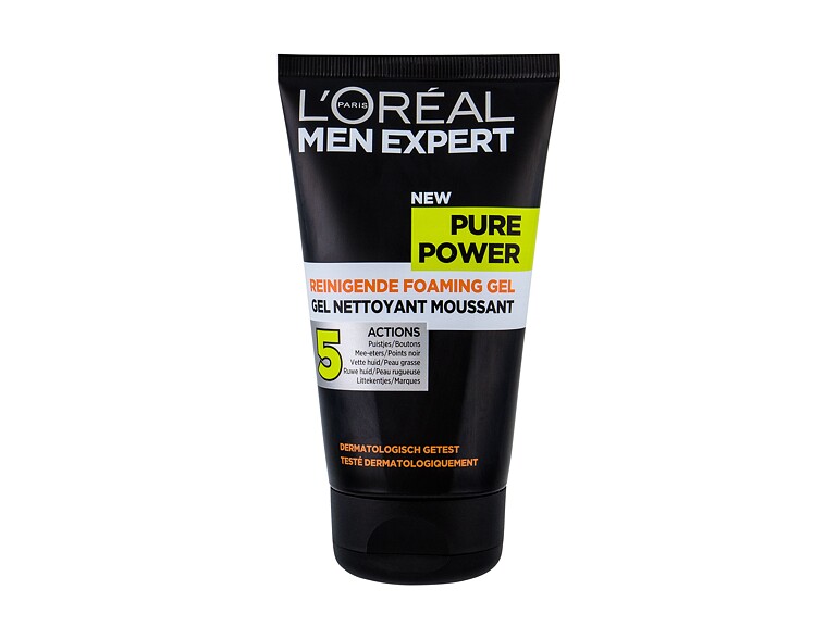 Gel nettoyant L'Oréal Paris Men Expert Pure Power Charcoal 150 ml