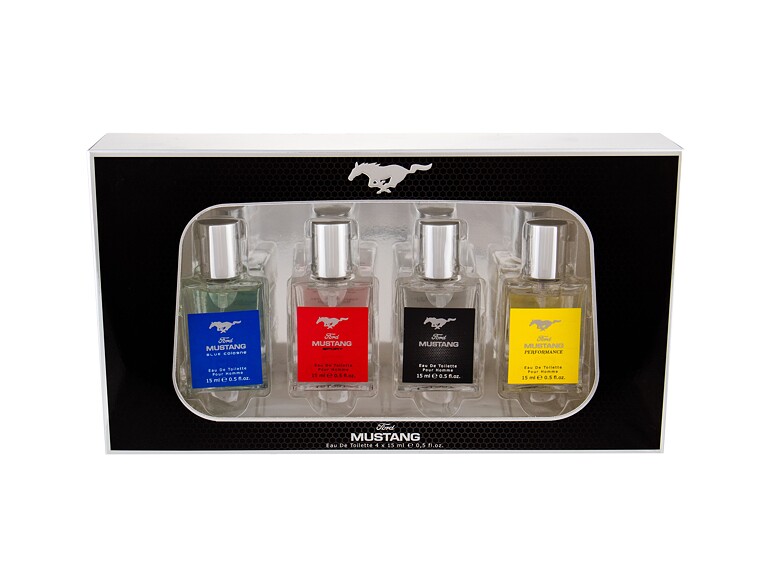 Eau de Toilette Ford Mustang Collection 4x15 ml Beschädigte Schachtel Sets