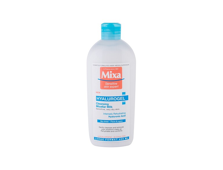 Latte detergente Mixa Hyalurogel Micellar Milk 400 ml