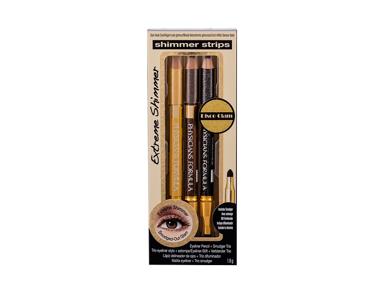 Crayon yeux Physicians Formula Shimmer Strips Eye Pencil + Smudger Trio 0,6 g Glam Nude Sets