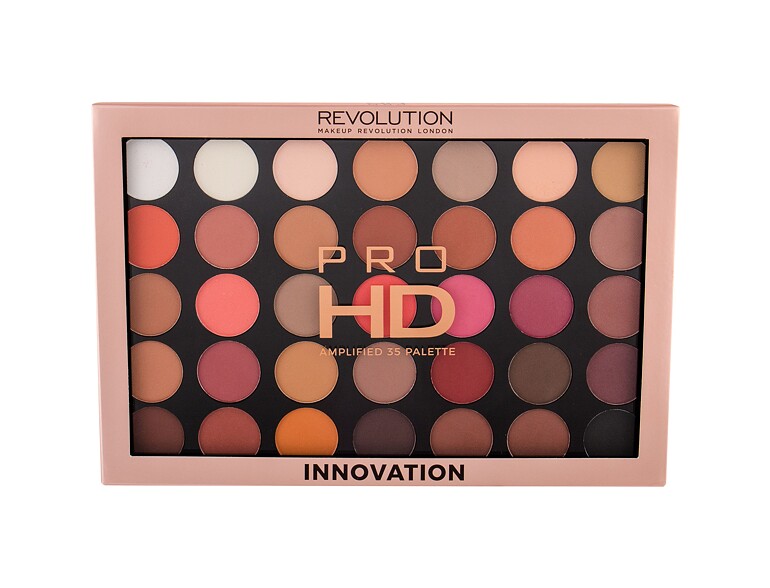 Fard à paupières Makeup Revolution London Pro HD Palette Amplified 35 29,995 g Innovation boîte endo