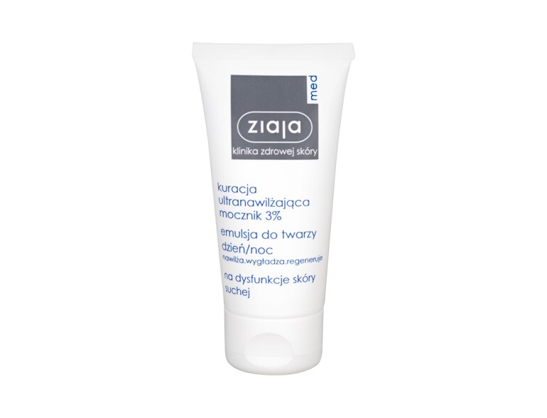 Crème de jour Ziaja Med Ultra-Moisturizing With Urea Day & Night Emulsion 3% 50 ml