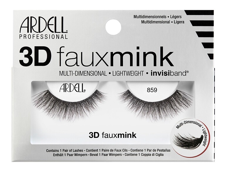 Faux cils Ardell 3D Faux Mink 859 1 St. Black