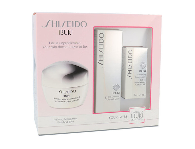 Crema giorno per il viso Shiseido Ibuki 50 ml scatola danneggiata Sets