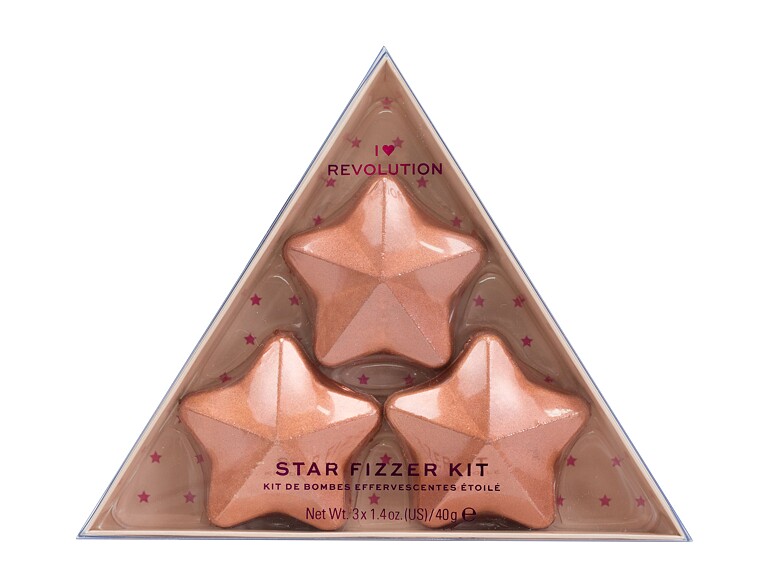 Badebombe I Heart Revolution Star Bath Fizzer Kit 40 g Coconut Sets