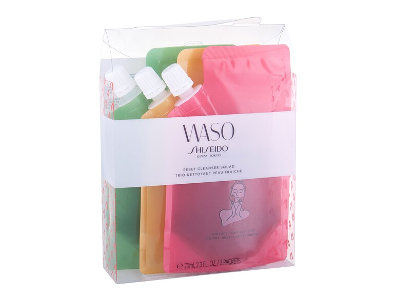 Reinigungsgel Shiseido Waso Reset Cleanser Squad 70 ml Sets