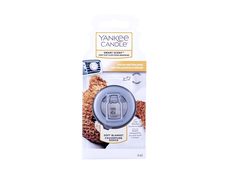 Deodorante per auto Yankee Candle Soft Blanket 4 ml