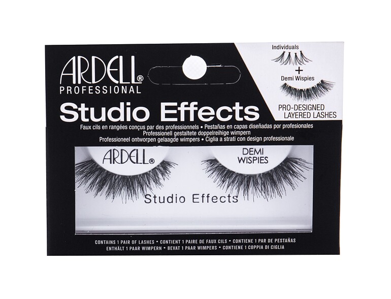 Faux cils Ardell Studio Effects Demi Wispies 1 St. Black