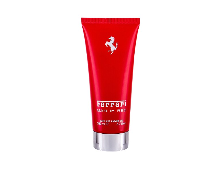 Duschgel Ferrari Man in Red 200 ml Beschädigte Schachtel