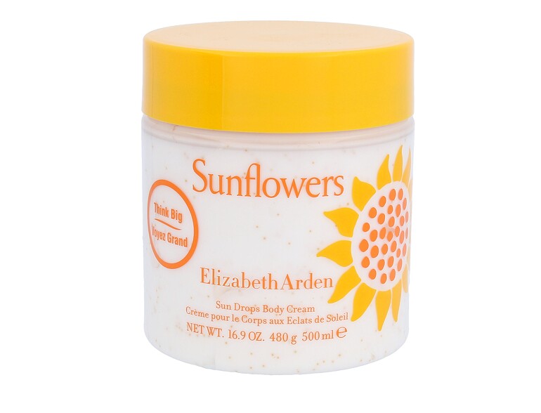 Körpercreme Elizabeth Arden Sunflowers 500 ml Beschädigtes Flakon