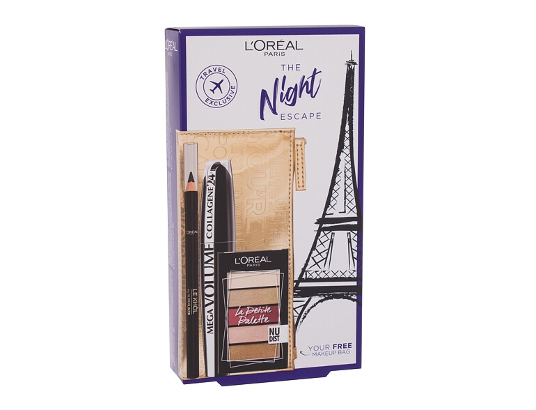Mascara L'Oréal Paris The Night Escape 9 ml Mega Black Sets