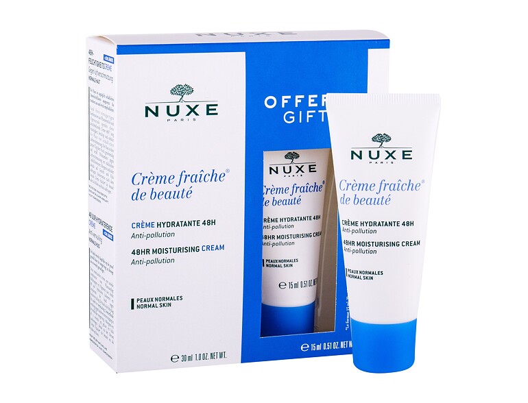 Crème de jour NUXE Creme Fraiche de Beauté 48HR Moisturising Cream 30 ml boîte endommagée Sets