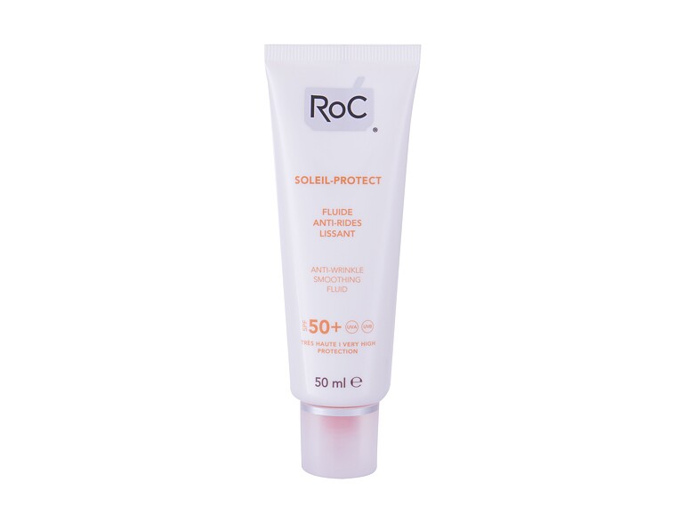 Protezione solare viso RoC Soleil-Protect Anti-Wrinkle SPF50+ 50 ml scatola danneggiata