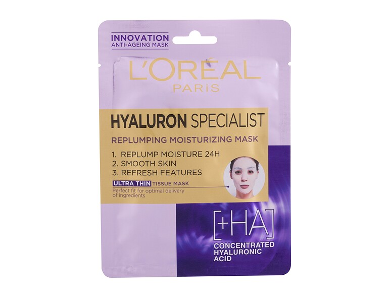 Gesichtsmaske L'Oréal Paris Hyaluron Specialist Replumping Moisturizing 1 St.