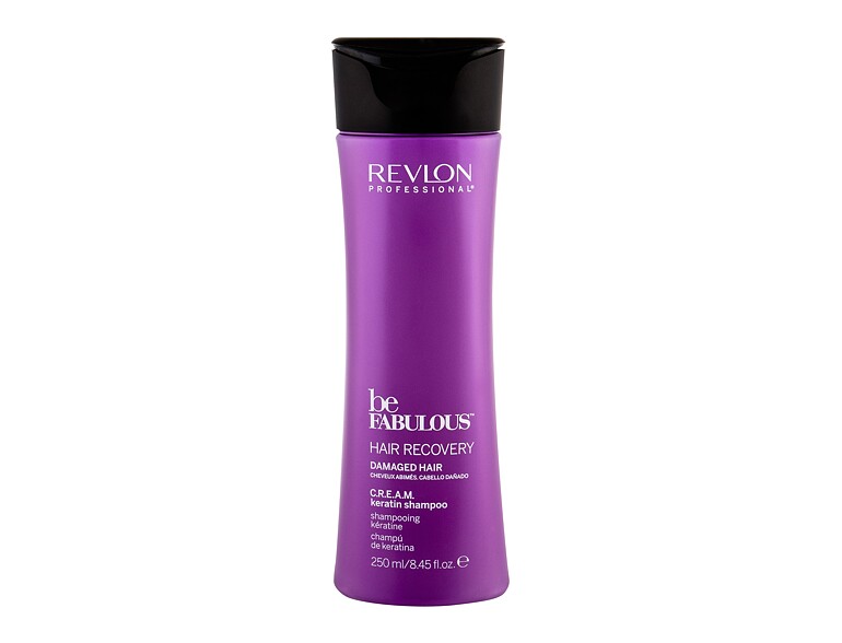 Shampoo Revlon Professional Be Fabulous Hair Recovery Damaged Hair 250 ml Beschädigte Schachtel