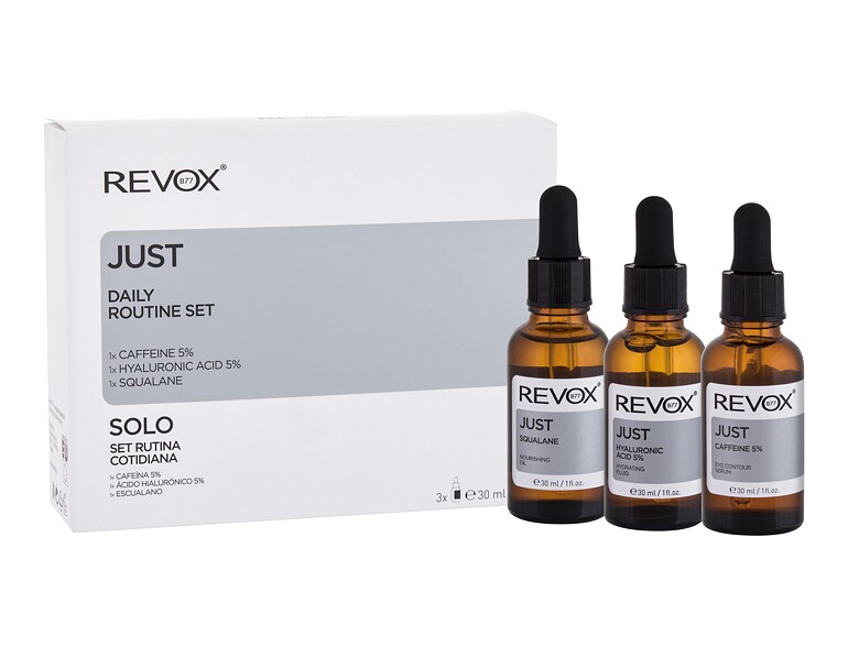 Sérum visage Revox Just Daily Routine Set 30 ml boîte endommagée Sets