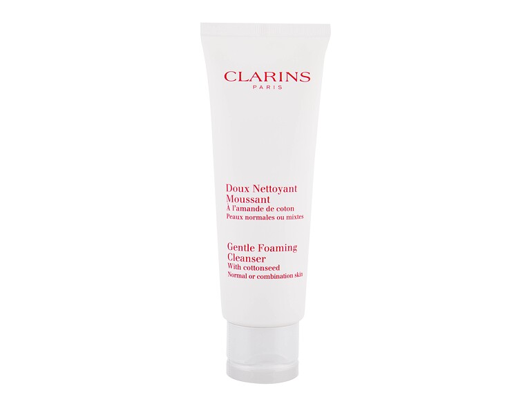 Schiuma detergente Clarins Gentle Foaming Cleanser Normal Skin 125 ml scatola danneggiata