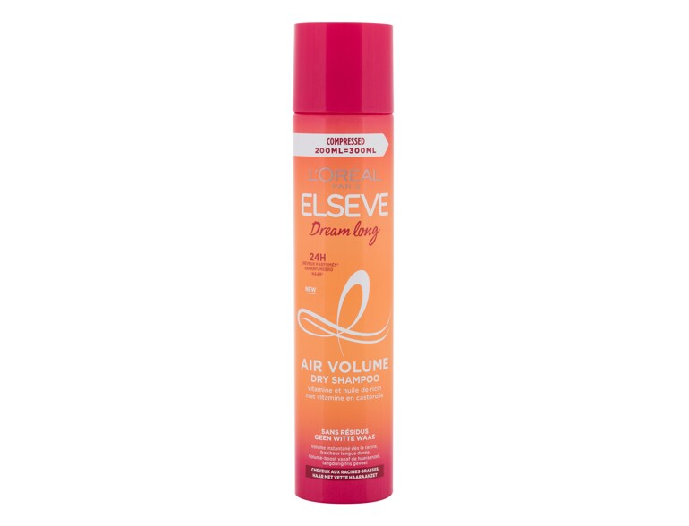 Trockenshampoo L'Oréal Paris Elseve Dream Long Air Volume Dry Shampoo 200 ml